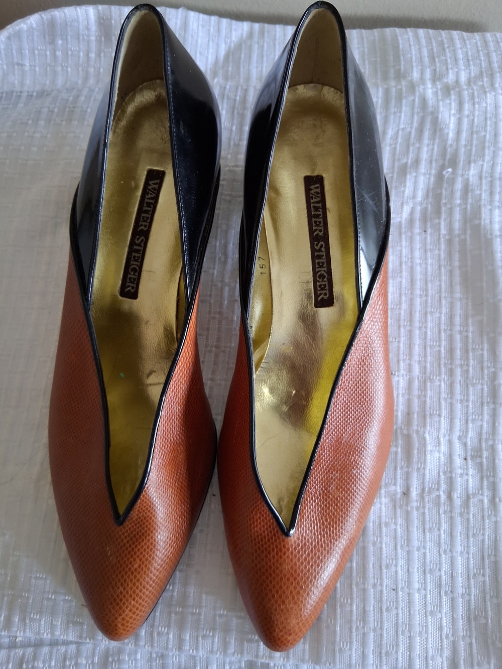 Walter Steiger Hand Made Italian Leather Flats Size 9